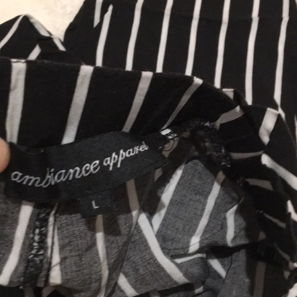 Ambiance Apparel stripe pants - Picture 3 of 4